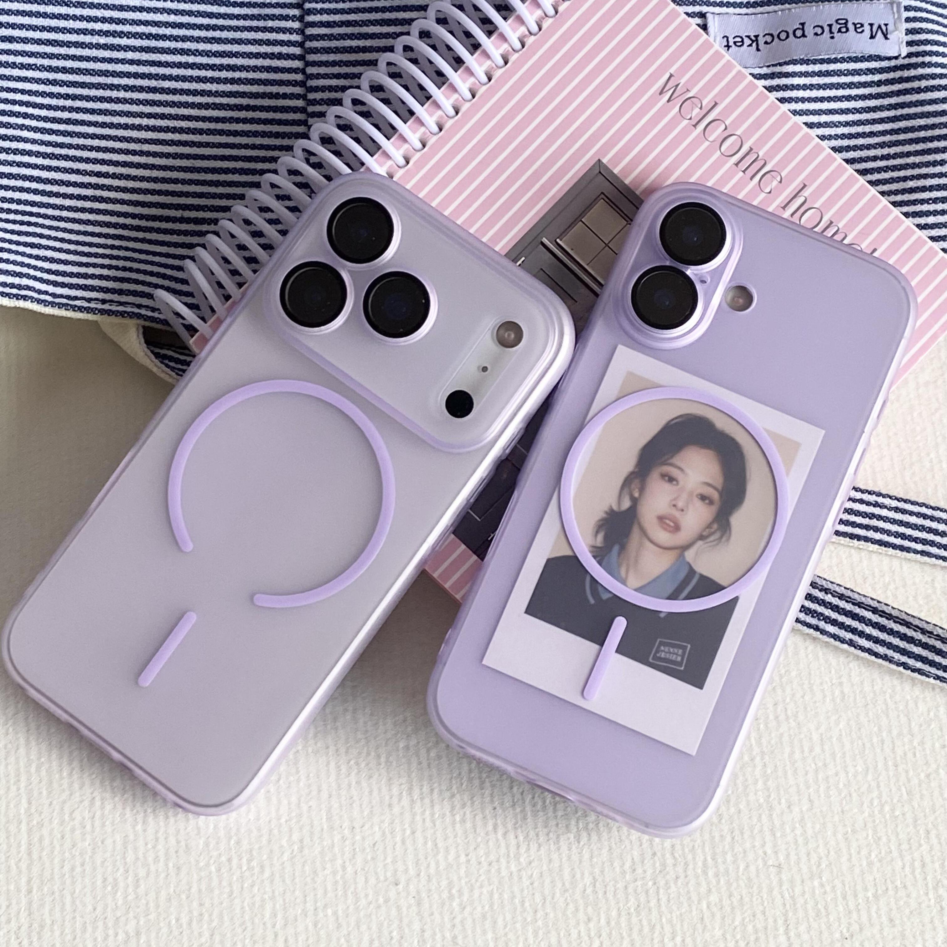 绝绝紫~薄如纸镜头膜全包新款冰雾适用苹果17promax手机壳iphone16pro磁吸15高级感14plus硅胶13防摔12女air