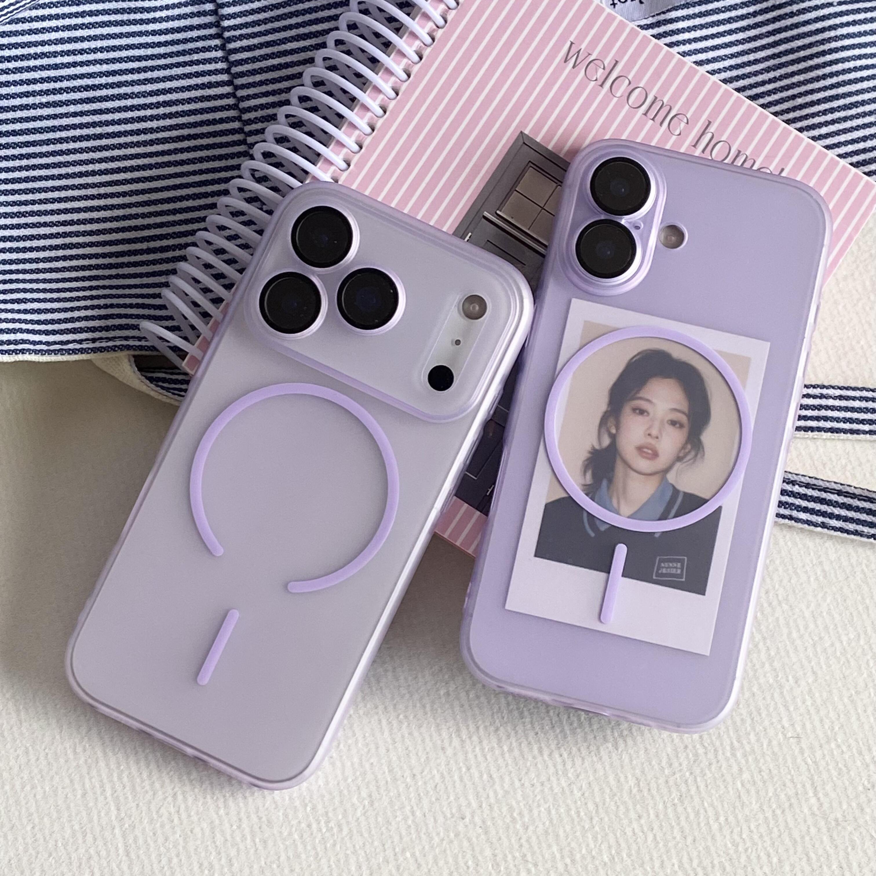 绝绝紫~薄如纸镜头膜全包新款冰雾适用苹果17promax手机壳iphone16pro磁吸15高级感14plus硅胶13防摔12女air