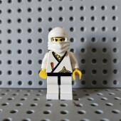 LEGO乐高人仔 3053 白忍者 城堡系列 cas058