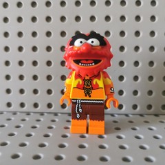 Lego乐高 人仔抽抽乐71033  布偶历险记#8 动物鼓手