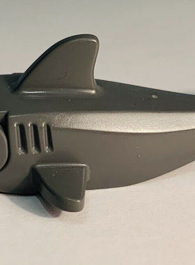 LEGO 14518c01 乐高动物 零件配件 鲨鱼 深灰色