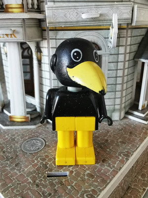 乐高Lego  人仔 Fabuland系列 fab4e 乌鸦 1980年 绝版