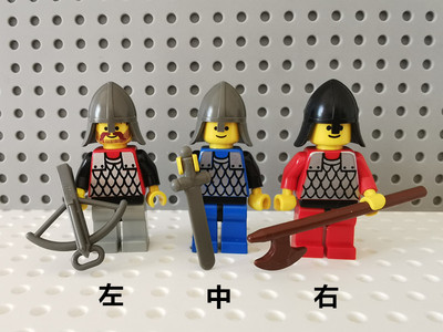 lego乐高 城堡人仔cas142 159 162 黑骑士 Black Knights