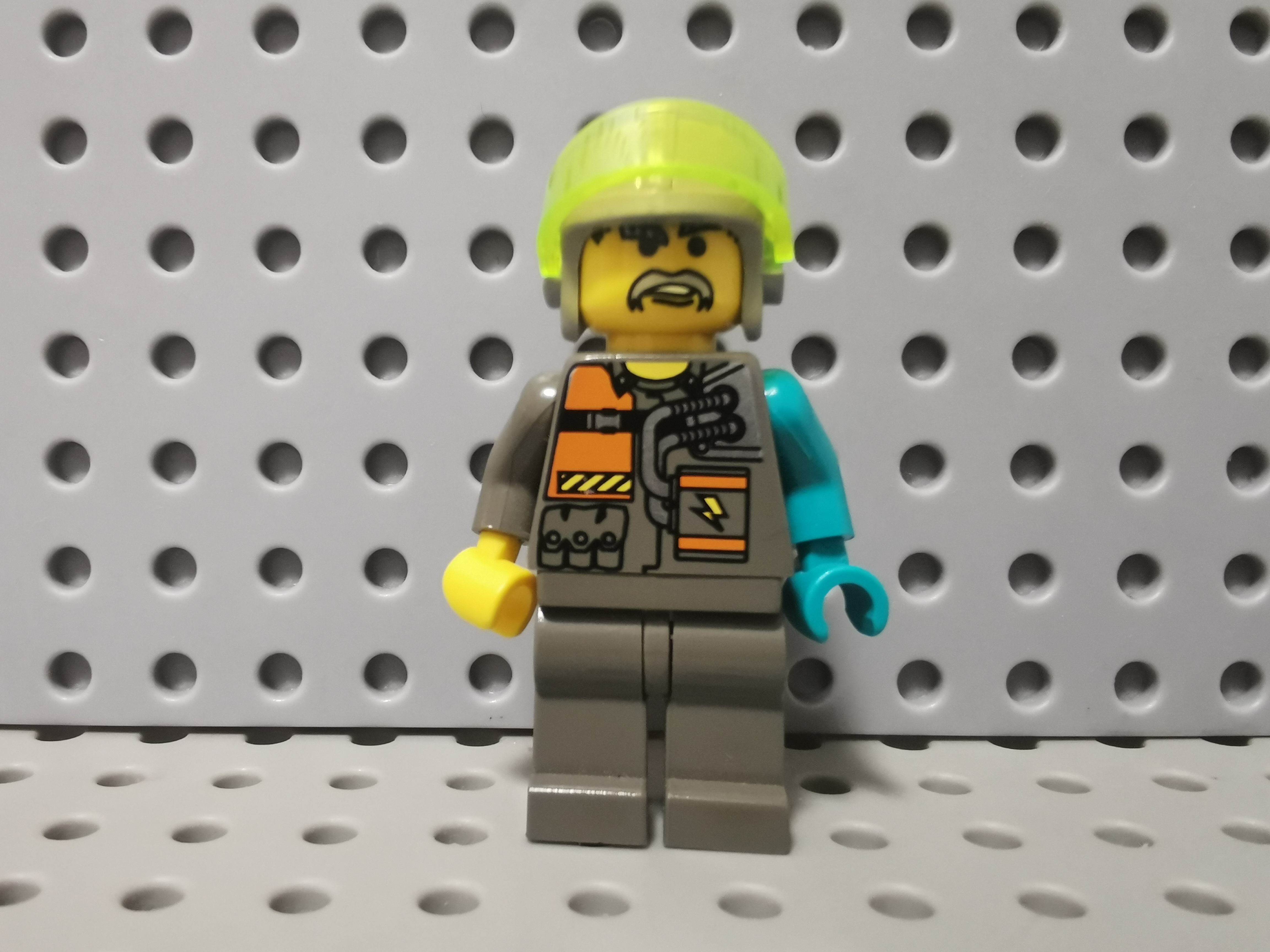 lego乐高 地心探险人仔 rc006 指挥官 绝版稀有 3347 二手