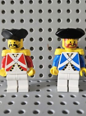 LEGO乐高 海盗系列人仔 pi063 pi065 海军士兵 守卫