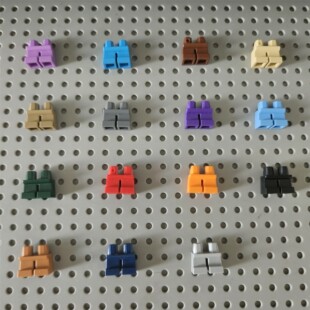 乐高 LEGO 短腿 41879 60218 纯色腿 人仔 配件