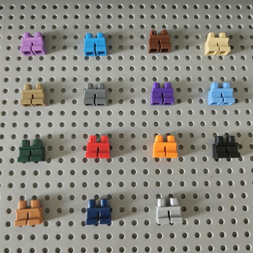 乐高 LEGO 短腿 41879 60218 纯色腿 人仔 配件