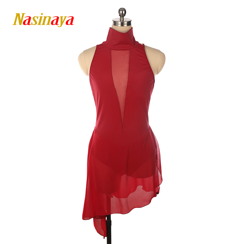 福诺花样滑冰服溜冰服表演服定制女比赛裙子无钻纯色裙,运动/瑜伽/健身/球迷用品,滑冰服,淘宝优惠券,粉丝福利购,淘宝优惠卷