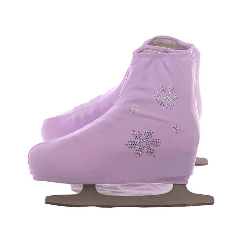福诺专业滑冰鞋溜冰鞋套锦纶布鞋套男女儿童花样滑冰分号雪花钻