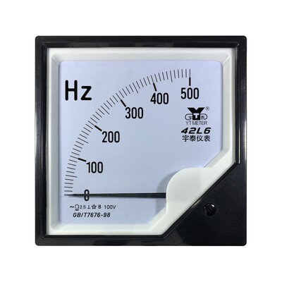 42L6中频频e率表100v 1000hz 1500hz 8khz指针赫兹表中频炉用400h