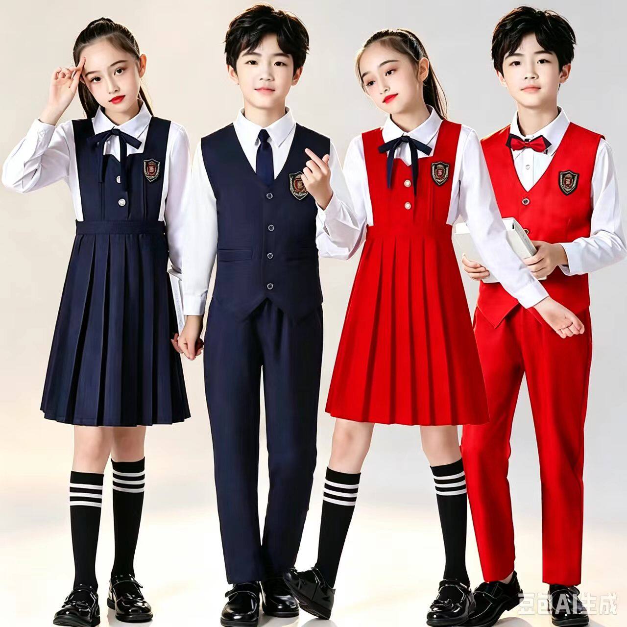 中小学生合唱朗诵演出服