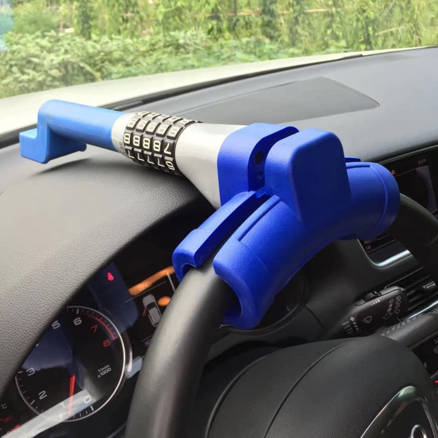 森虎升级加厚方向盘锁密码锁汽车