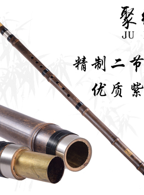 乐器萧八孔洞箫紫竹二节8孔G F调箫民族吹奏专业初学入门成人自学