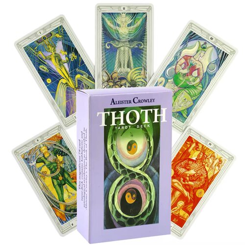 【赠中文电子翻译】Thoth Tarot Cards透特塔罗牌英文版卡牌