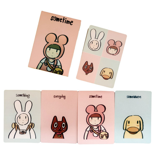 某时某物神谕卡Something Sometime Oracle 可爱卡通系列英文卡牌