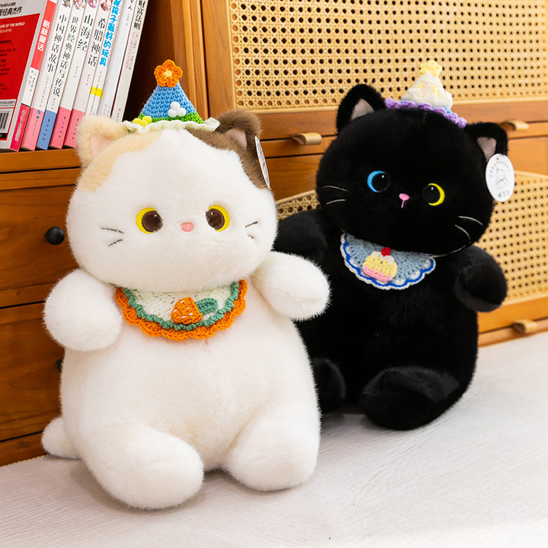 胖坨坨猫公仔可爱猫咪玩偶小猫毛绒玩具新年情人节生日送女生礼物