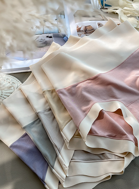 60支莫代尔内裤女高腰纯棉抗菌裆收腹少女无痕冰丝薄款三角短裤头