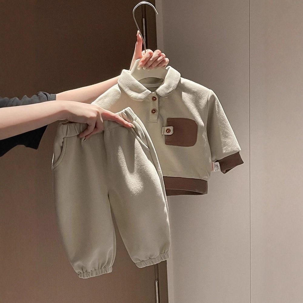 2025超萌可爱洋气婴儿衣服男女宝宝两件套装分体春秋季卫衣裤子