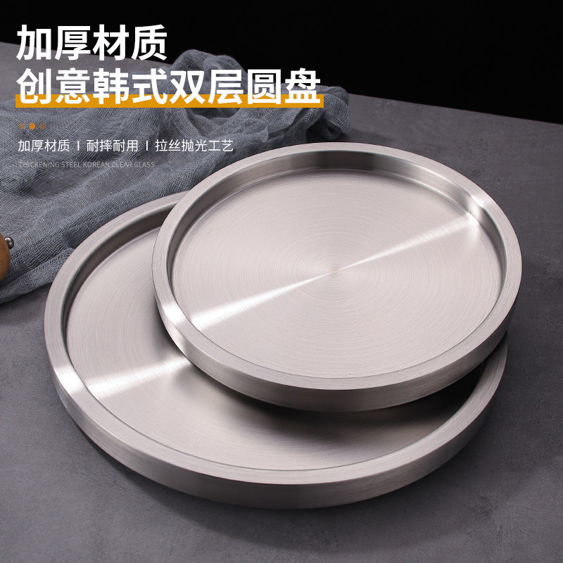 牛肉托盘平底盘西餐盘怂火锅烤肉