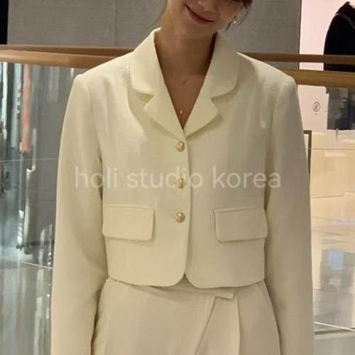 现~韩国代购 ARC 新款短板西装外套短板小西装