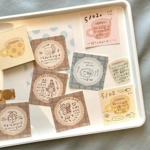 omu迷你便签可书写手帐