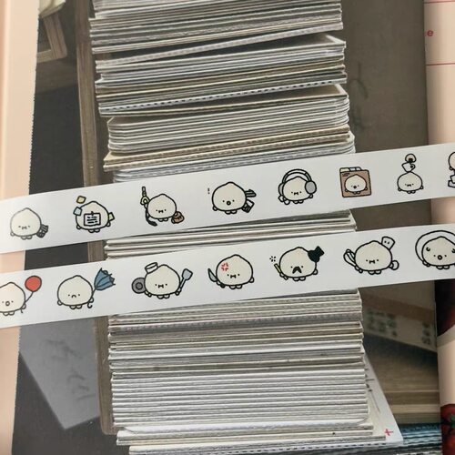 浮光分装 mochi制作所合作款包子dk工作小笼健康小笼可爱和纸胶带