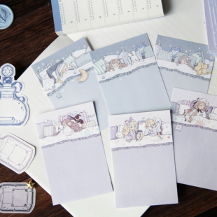 浮光分装 野柚 棉线时间/星星三折页 非常规M5/A7 内页