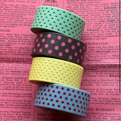 浮光分装整卷 韩国jazzornot Dot 波点系列 基础款手帐胶带