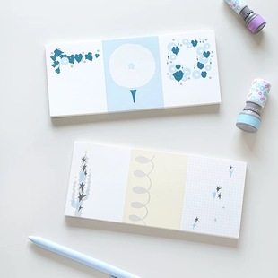 unooooo 白龙骨 朝颜 盐系便签 浮光分装 三折 白日几何