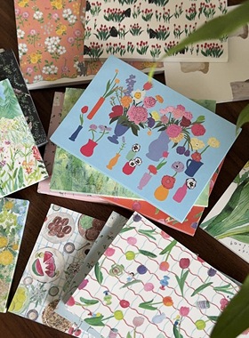 浮光分装 Papermessage 花花草草小动物的便签/素材纸 非常好看