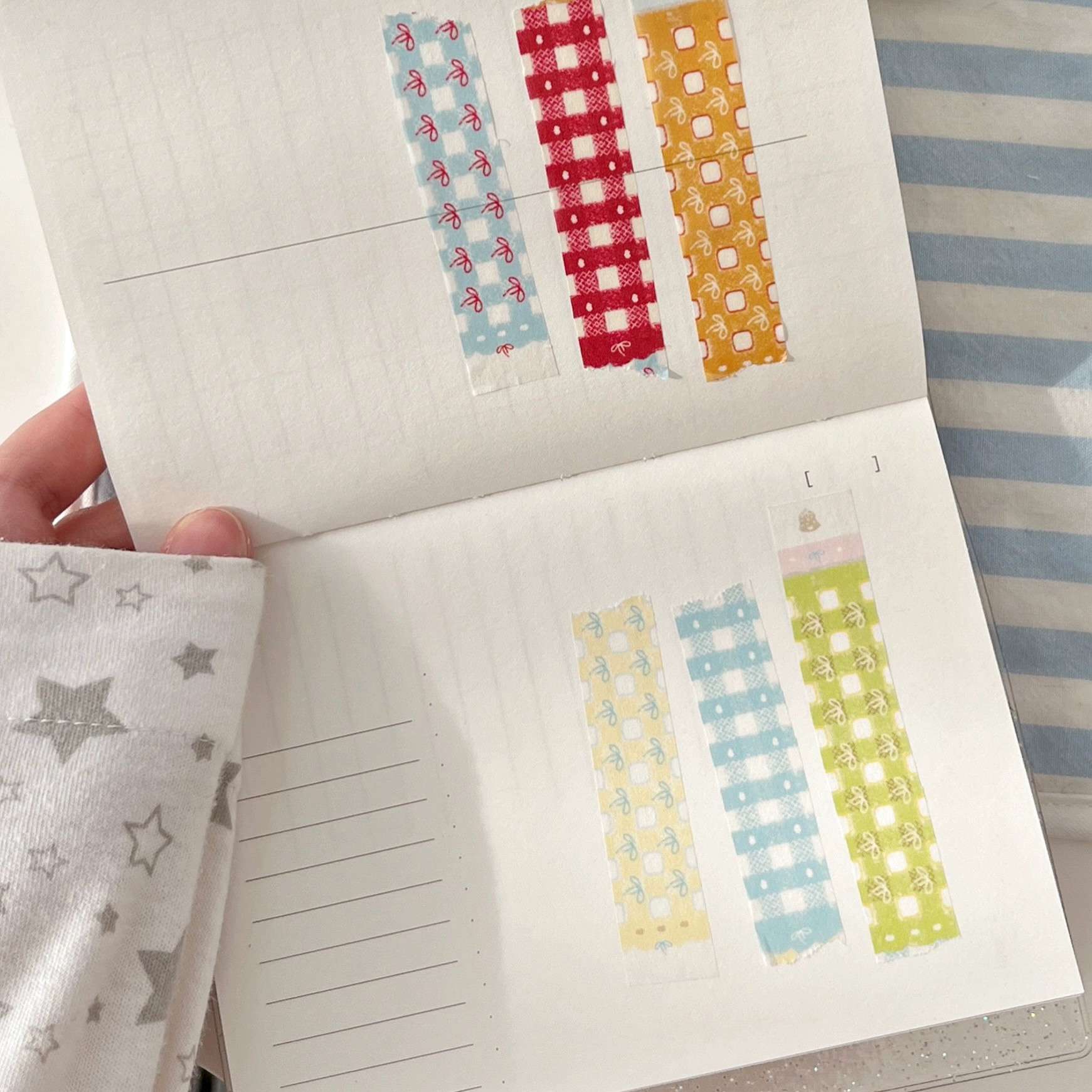 浮光分装 童话书里的格子 ohes 甜美盐系手帐基础格纹胶带