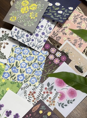 浮光分装 日本4legs 花花系列 数量不多 贵贵的很好看的便签