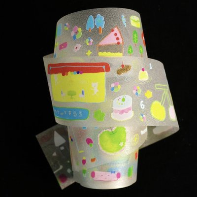 浮光分装NOPrincess 彩彩野餐 百变动物世界盐系模切手帐胶带拼贴