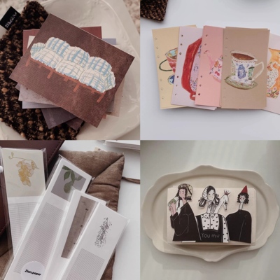 浮光分装Zian.paper便签合集雪松椅子女孩咖啡打底素材纸手帐装饰