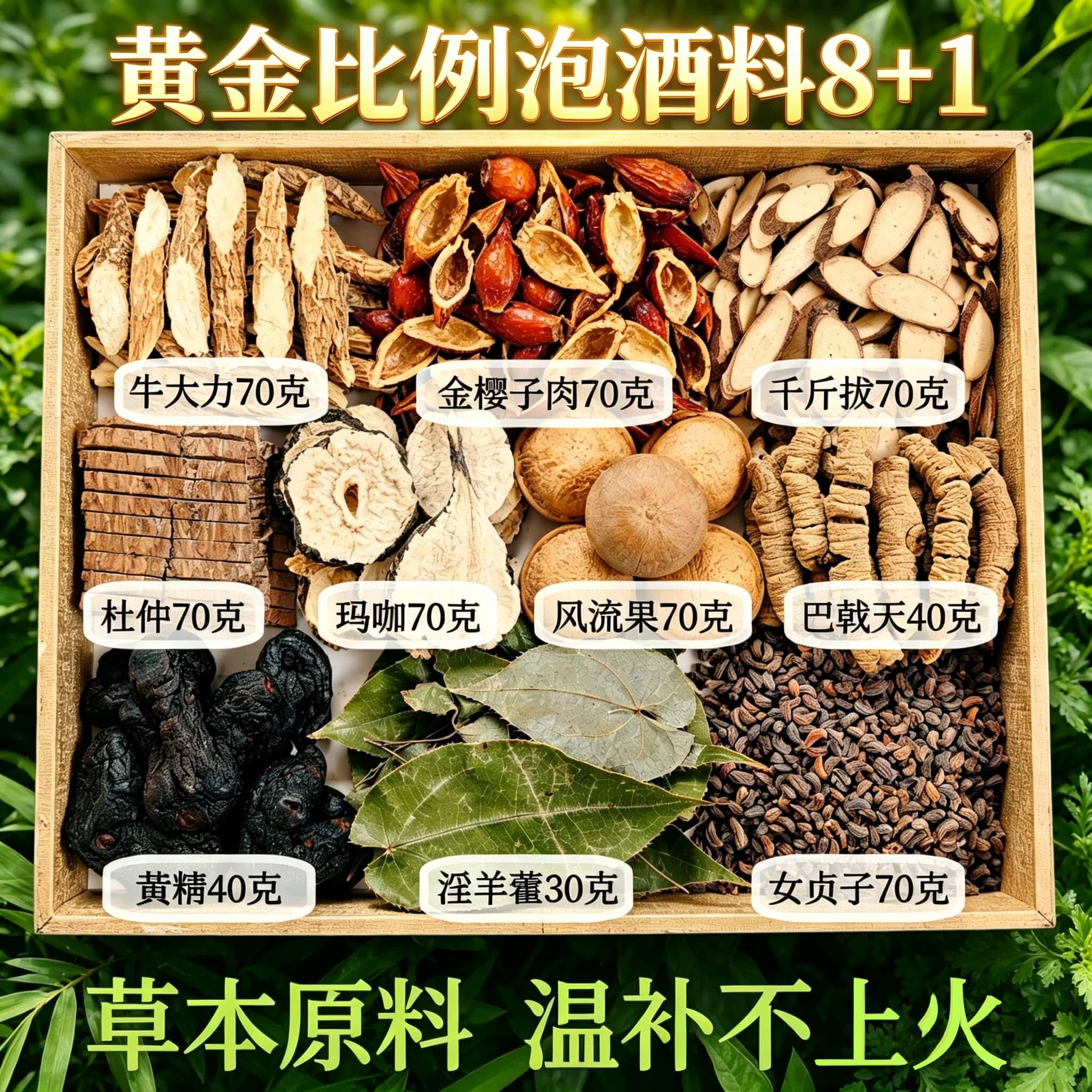 祖传配方泡酒料润养肾不持久的图片