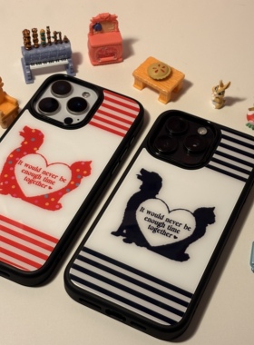 AnotherHill原创猫咪^小狗 神甲壳可磁吸手机壳有挂绳孔