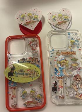 AnotherHillx章鱼草原创圣诞魔法厨娘 透明贝贝壳磁吸  红绿可替换边框有挂绳孔 13/14基础款通用