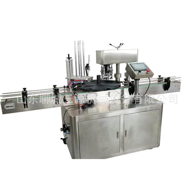 全自动易拉罐封盖机塑料马口铁封口机全自动封罐机