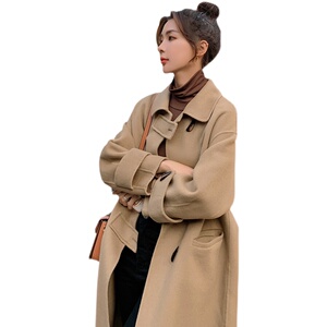 现货！2023新款加厚呢子大衣牛角扣2170+图片