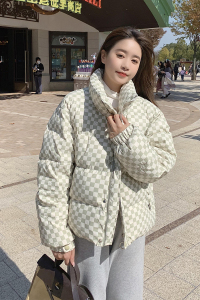 2023新款棋格短棉服2195-P155控238+图片