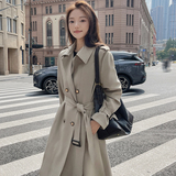 红色娃娃领连衣裙女2025春夏新款大码宽松甜美小个子百褶衬衫裙子，女装风衣，浙宝268（原浙宝222）