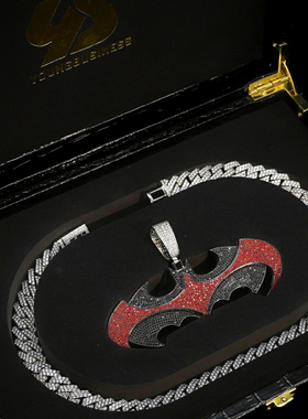 定制吊坠男纯银手工镶嵌