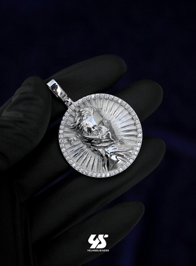 吊坠ybs纯银帅男纯手工