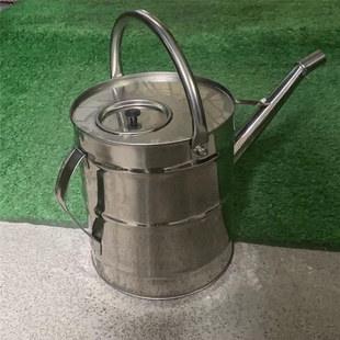 不锈钢加油壶12升10升8升6升5L长嘴带盖带滤网汽油桶机油壶手提桶