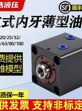 薄型液压缸夹具模具油缸立式