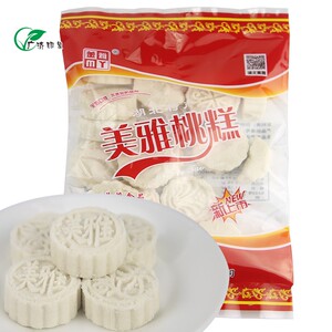 湖北特传统产武穴广济零食小吃美雅桃糕桃酥糖九江茶饼散装茶点心