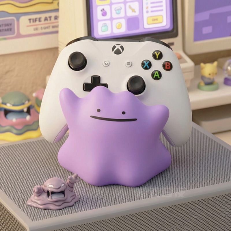 宝可梦百变怪通用游戏手柄支架手柄底座展示架摆件适用Xbox/PS5图片