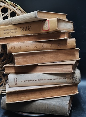 复古外文旧书精装平装二手古董书书房咖啡馆家居饰品摆件摄影道具