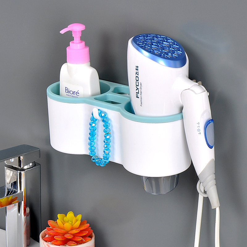 吹风机置物架免打孔卫生间壁挂式电吹风支架浴室挂墙式风筒收纳架,家庭/个人清洁工具,吹风机置物架,淘宝优惠券,粉丝福利购,淘宝优惠卷