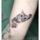 纹身贴 手绘TATTOO 日系可爱宠物萌猫咪猫奴动物趣味纹身贴纸